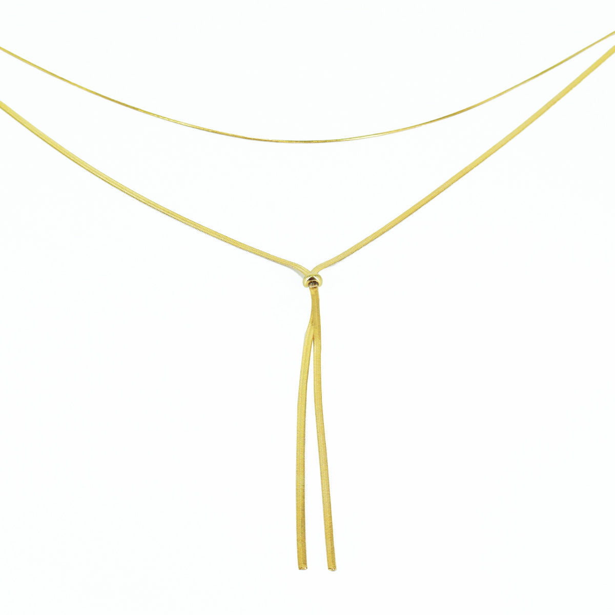 Knot design anti-tarnish gold chain