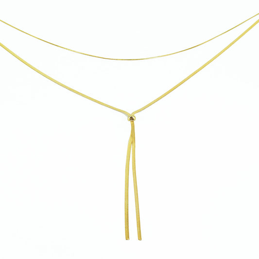 Knot design anti-tarnish gold chain