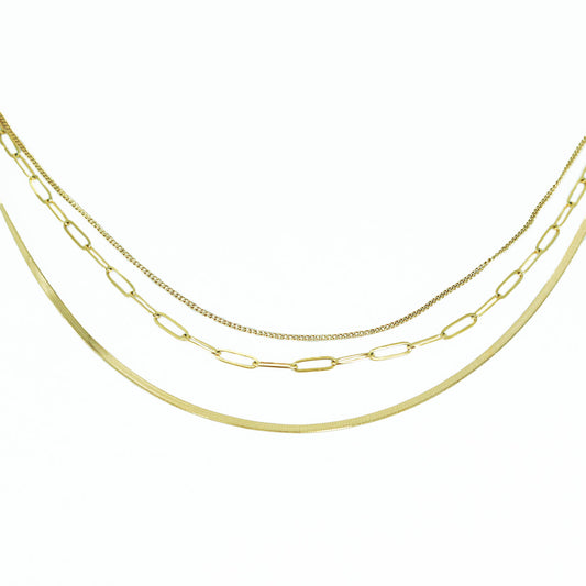 Multi-design gold chain