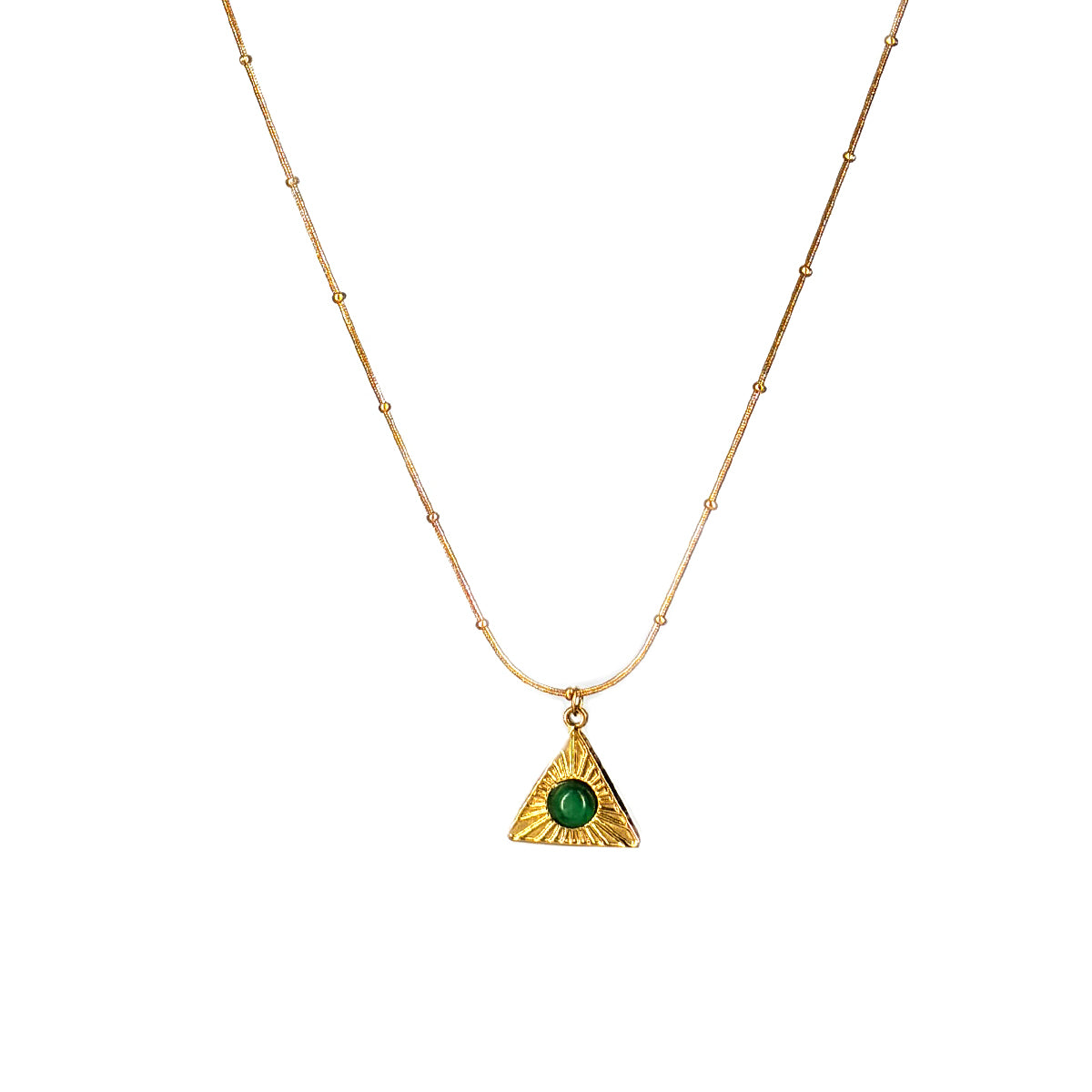 Pyramid-shaped pendant