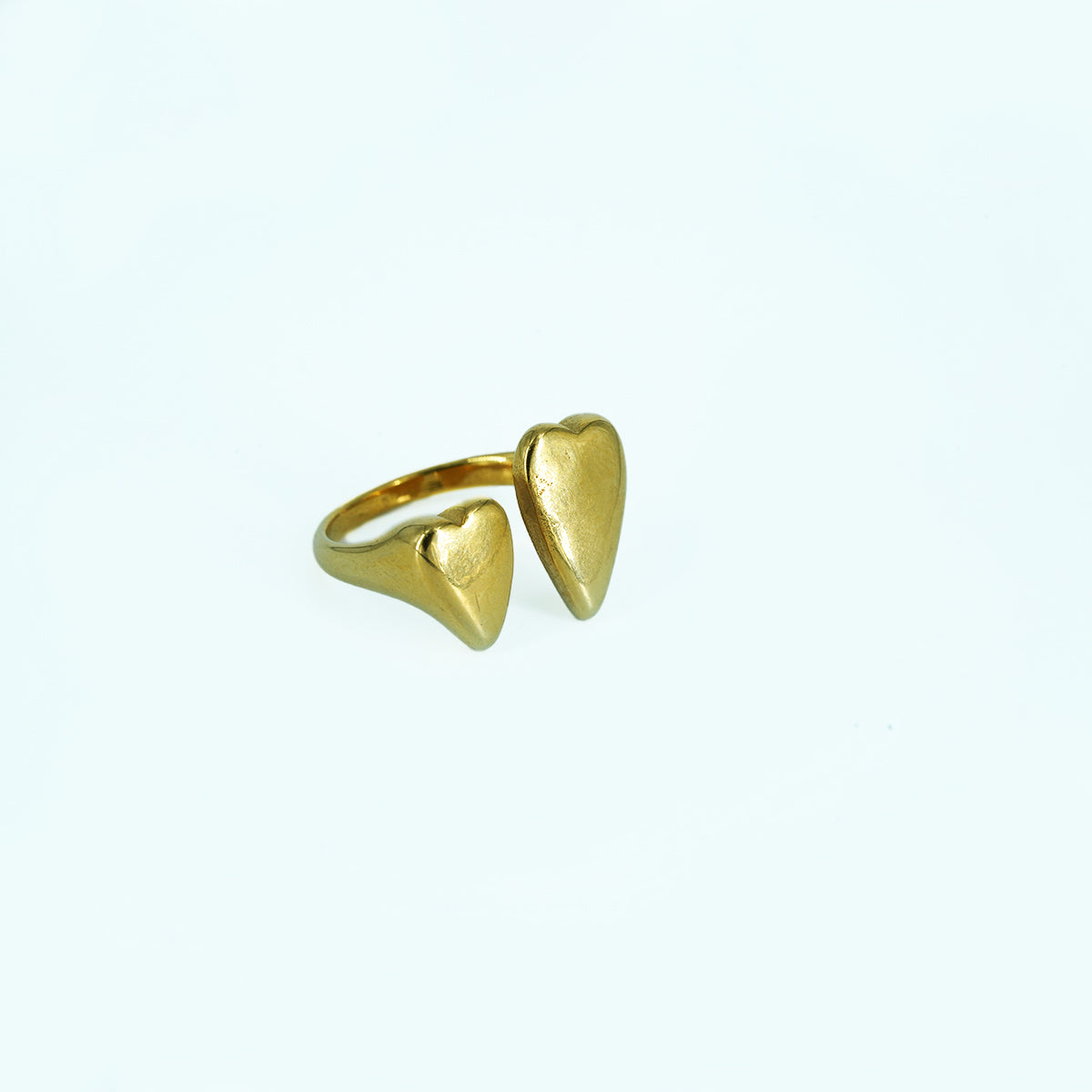 Dual Heart-shaped ring
